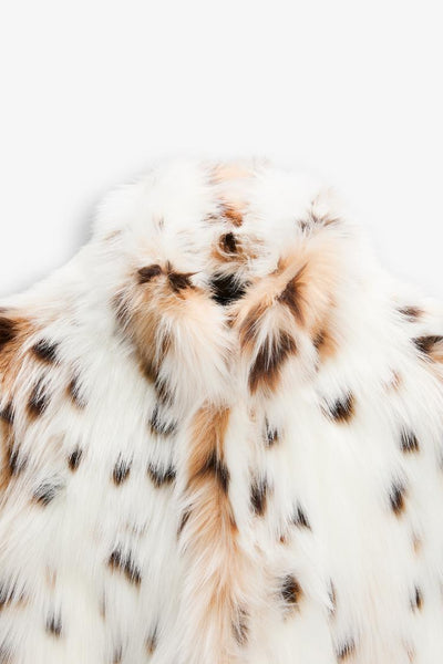 GIACCA IN FINTA PELLICCIA LEOPARDO