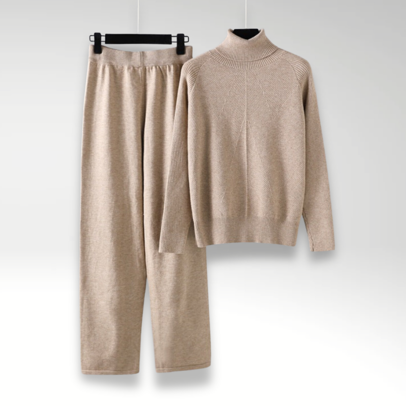 Savrani™ | Completo due pezzi Lounge in maglia a treccia