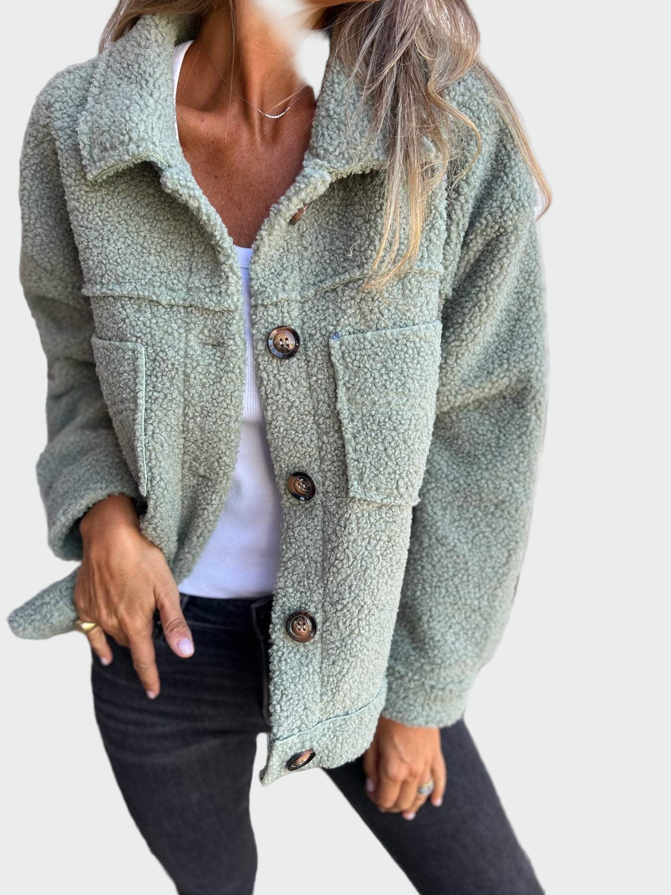 Casuale e caldo cappotto per l'autunno
