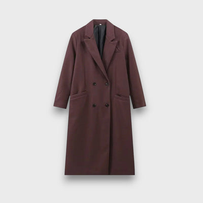 Oslaine – Cappotto in lana maximalista con silhouette maschile