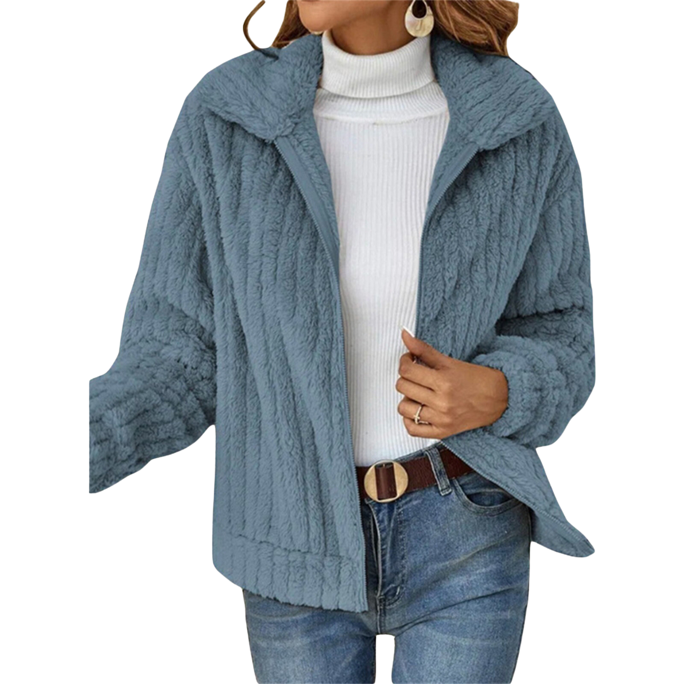 Isabella™ Giacca Comoda in Fleece Invernale