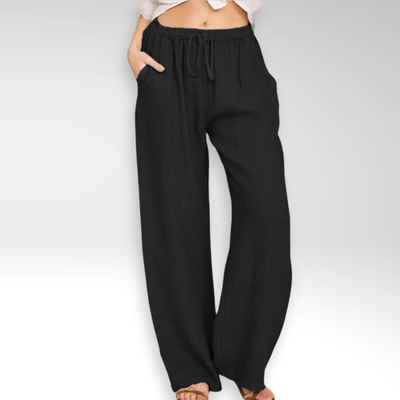 Savrani™ | Pantaloni comfort a gamba larga.