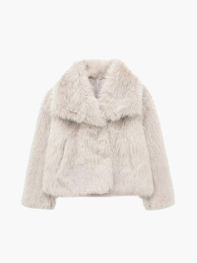 Cappotto in Pelliccia Sintetica Jenna