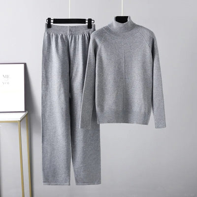 Savrani™ | Completo due pezzi Lounge in maglia a treccia